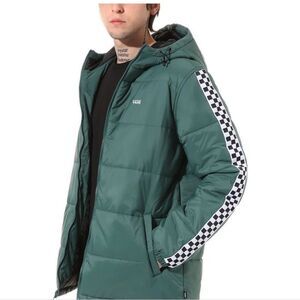 Vans Waterlind Hooded Puffer Checkerboard Jacket